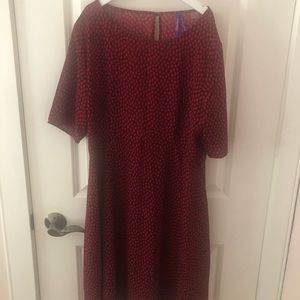 Seraphine Red and Black Maternity Dress US Size 12
